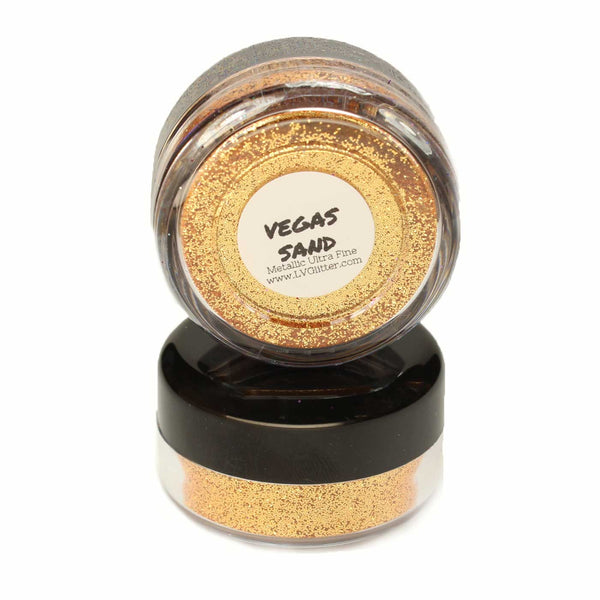 Vegas Sand Gold Metallic Ultra Fine Glitter Shaker