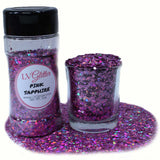 Pink Sapphire Holographic Chunky Mix Glitter Shaker
