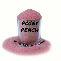 Posey Peach Iridescent Ultra Fine Glitter Shaker