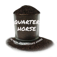 Quarter Horse Brown Metallic Ultra Fine Glitter Sample