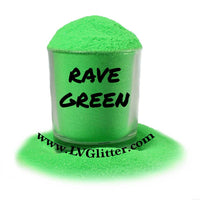 Rave Green Florescent Ultra Fine Glitter Sample