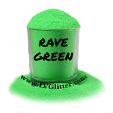 Rave Green Florescent Ultra Fine Glitter Shaker