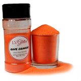 Rave Orange Florescent Ultra Fine Glitter Shaker