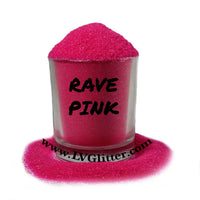 Rave Pink Florescent Ultra Fine Glitter Sample
