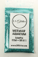 Mermaid Aquarium Green Holographic Ultra Fine Glitter Sample