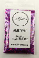 Amethyst Purple Holographic Chunky Mix Glitter Sample