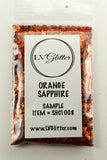 Orange Sapphire Holographic Chunky Mix Glitter Sample