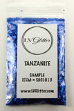 Tanzanite Blue Holographic Chunky Mix Glitter Sample