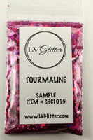 Tourmaline Pink Holographic Chunky Mix Glitter Sample