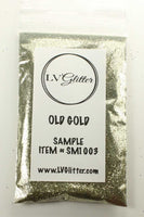 Old Gold Metallic Ultra Fine Glitter Sample