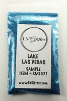 Lake Las Vegas Blue Metallic Ultra Fine Glitter Sample