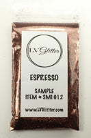 Espresso Brown Metallic Ultra Fine Glitter Sample