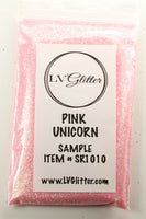 Pink Unicorn Iridescent Ultra Fine Glitter Sample