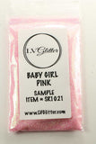 Baby Girl Pink Iridescent Ultra Fine Glitter Sample