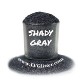 Shady Gray Metallic Ultra Fine Glitter Sample