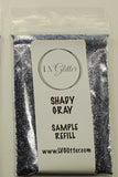 Shady Gray Metallic Ultra Fine Glitter Sample