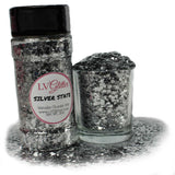 Silver State Metallic Chunky Mix Glitter Shaker