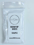 Snow Top White Metallic Ultra Fine Glitter Sample