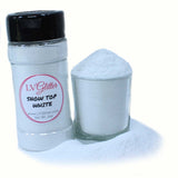 Snow Top White Metallic Ultra Fine Glitter Shaker