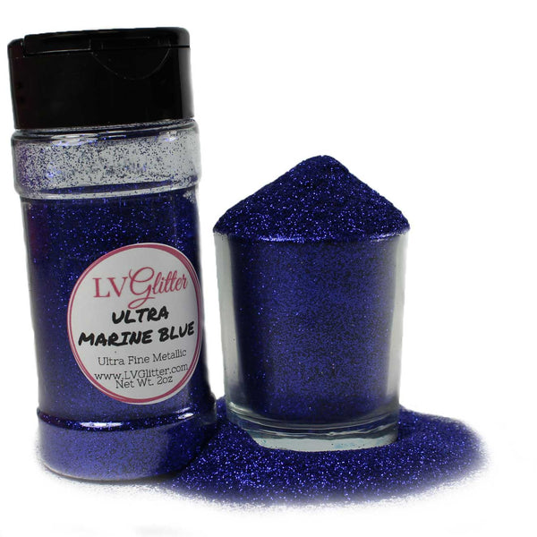 Ultra Marine Blue Metallic Ultra Fine Glitter Shaker