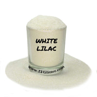 White Lilac Iridescent Ultra Fine Glitter Sample