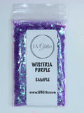 Wisteria Purple Iridescent Chunky Mix Glitter Sample