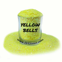 Yellow Bells Iridescent Chunky Mix Glitter Sample