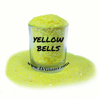 Yellow Bells Iridescent Chunky Mix Glitter Shaker