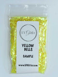 Yellow Bells Iridescent Chunky Mix Glitter Sample